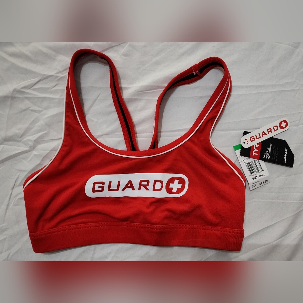 TYR Lifeguard Racerback swimsuit top Size M(8)